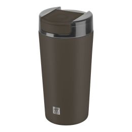 ZWILLING Thermo Plus Isolierbecher Thermobecher, 480 ml Edelstahl Chocolate