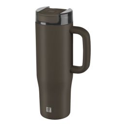 ZWILLING Thermo Plus Thermobecher mit Strohhalm, 900 ml Edelstahl Pink