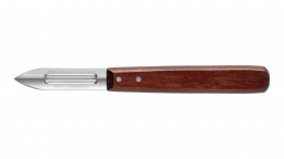 Zwilling Messer Küchenmesser Gemüsemesser Sparschäler (2-schneidig / Holz, braun) 55 mm 2 "