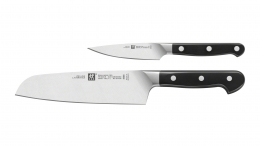 Zwilling® Pro Messerset, 2-tlg. Santokumesser 160 mm, Spick- und Garniermesser 100 mm