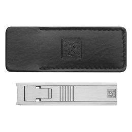 Zwilling TWIN® S Nagelknipser Lederhülle + Alubox Blau + Geschenkverpackung