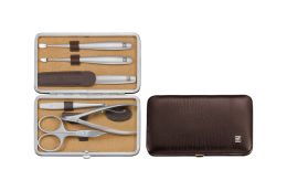 Zwilling Twinox Elk Rahmen-Etui, braun, 6-tlg.