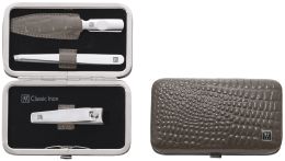 Zwilling Rahmen-Etui,3-tlg. Classic Manicure Etui Maniküreset Nagelpflege Inox 107 x 65 mm