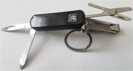 Zwillling ClassicInox Manicure Etui 4tlg.Taschenetui + Multitool/Taschenmesser schwarz