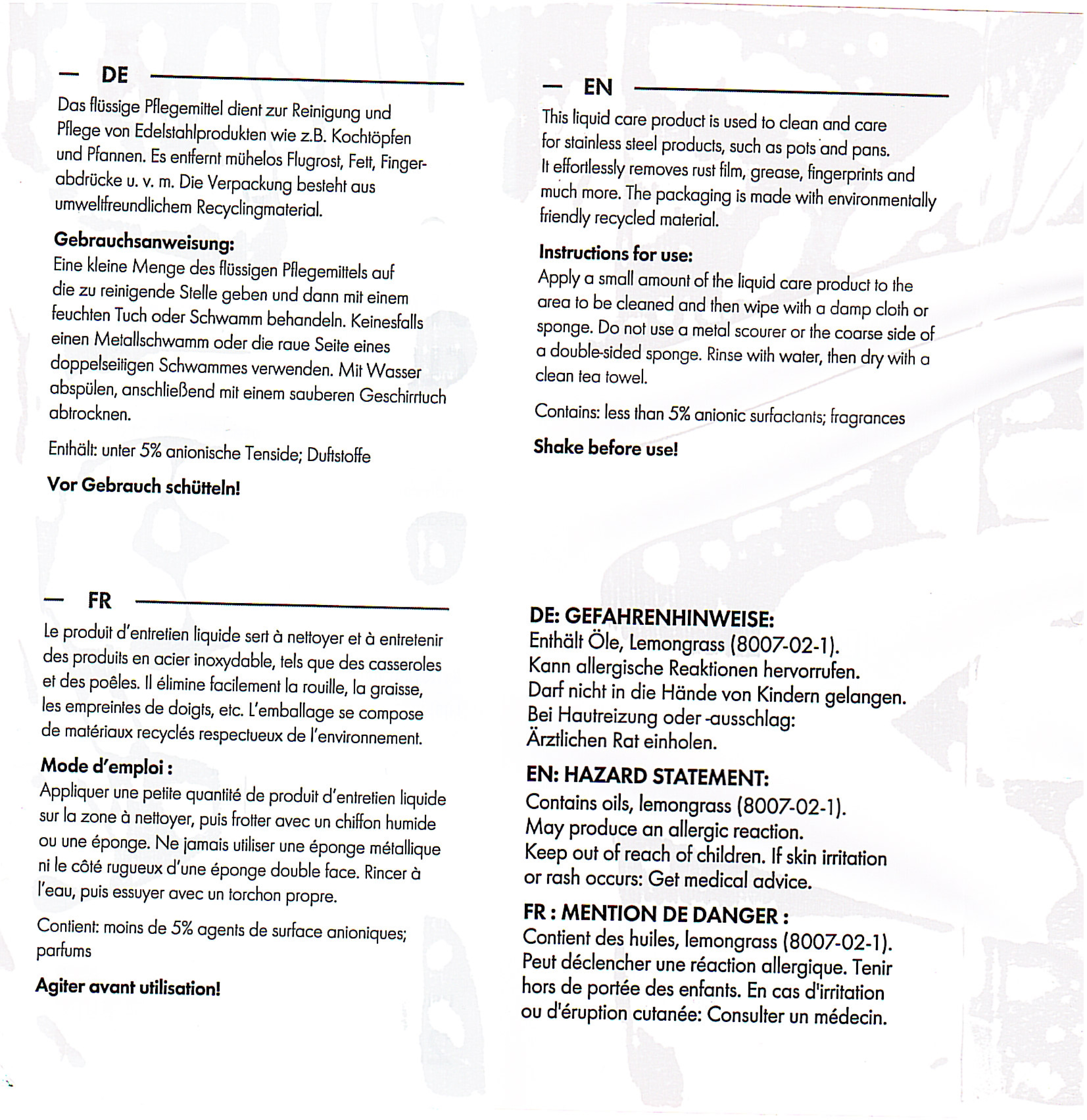 Sicherheitshinweise